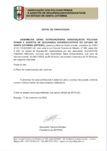 Edital de Convocação 17 11 2025